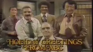 WABC TV 7 New York - Holiday Greetings from ABC - Barney Miller Promo 1976 - Hal Linden