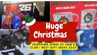 HUGE Christmas  Shopping Spree at Sam's  Club! Best Gift Ideas 2025💰⭐️ @samsclub 