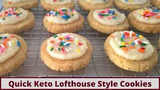 Quick And Delicious Keto Lofthouse Style Cookies (Nut Free And Gluten Free)