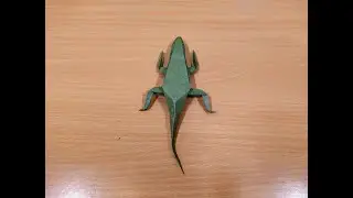 How To Make Origami Lizard Tutorial Step By Step