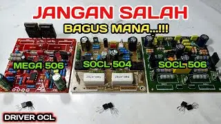 Test komponen driver mega ocl 506 ckj socl 504 socl 506