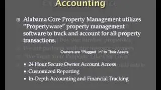 We Are Alabama Core Property Management!
