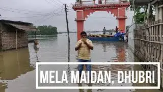 Dhubri flood status 2020. Water level crossed danger level