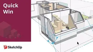 How to create two active section cuts at once in SketchUp - Quick Win