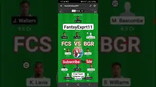 FCS VS BGR #Dream11 #ytshorts || BGR vs FCS Dream11 Prediction | fcs vs bgr dream11 team|