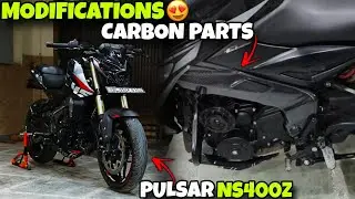 NS400Z CARBON PARTS MODIFICATION | FRAME WRAP |@DSG VLOGS