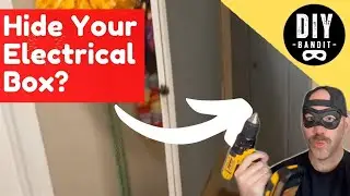 ️🔥 How to Conceal / Hide / Cover Your Electrical Breaker Box➔ Clever + Practical!
