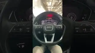 2019 Audi Q5 2.0T start up sequence