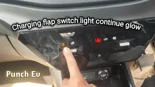 TaTa Punch EV Charging flap lock problem||Charging flap open light continue glow||#duggu_mechanical