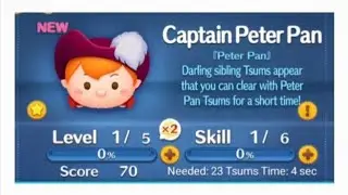 How To Play - Use Captain Peter Pan In A Game - Line Disney Tsum Tsum