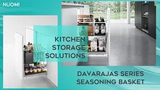 NUOMI | Kitchen Storage | Davarajas Series Pull Out Seasoning Bakset