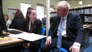 Boris Johnson visits Highbridge school (Burnham-On-Sea.com)