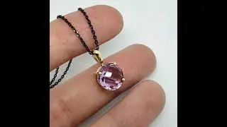 Rose de France Amethyst Pendant