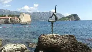 Mogren beach Budva Montenegro. Пляж Могрен Будва Черногория