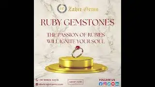 Ruby Gemstones The Passion of Rubies will Ignite your Soul.