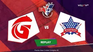 Golden State Grizzlies vs Michigan Cricket Stars | Minor League Cricket Championship 2022