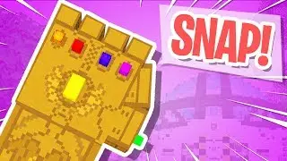 Thanos Infinity Gauntlet IN MINECRAFT!