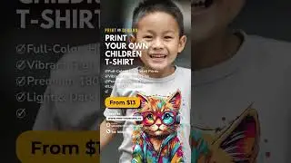 Custom Kids T-Shirt Printing in Singapore &ndash; Fun, Colourful & No Minimum Order