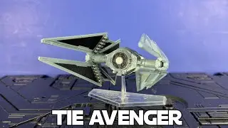 Star Wars Micro Galaxy Squadron Tie Avenger Review