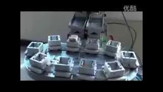 2-color open ink well pad printer with conveyor