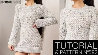 How to Crochet a Cute Beach Cover Up Dress | Pattern & Tutorial DIY