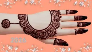 New Stylish Easy Mehndi Design | Mehndi Designs For Hands | Mehandi Ka Design | Easy Henna Design 