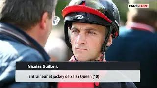 Nicolas Guilbert, entra&icirc;neur et jockey de Salsa Queen (30/05 &agrave; Strasbourg)