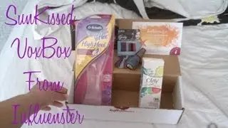 Influenster sunkissed voxbox Box opening