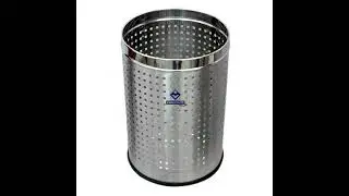 ss perforated dustbin