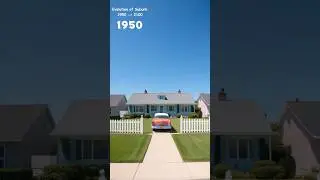What Suburbs Looked Like in 1950 vs 2100?