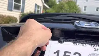 2011 Honda Fit license plate bulb replacement