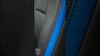 Upgrade your cloth seats to leather with our custom leather seat upholstery kits! #LeatherSeats