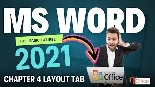 Ms Word Layout Tab Kya Hai | Ms Word Complete Course Part 4 | Ms Word Tutorial Hindi For Beginners