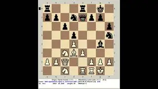 Ongut, Tamas Gunes vs Mendonca, Leon Luke | 50th Sparkassen Chess Open A 2023, Dortmund GER