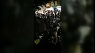 Impromptu street party turns violent (summer madness) (UK) - BBC London News - 25th June 2020