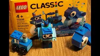 Lego Classic Creative Blue Bricks: 11006 | Stop Action Build