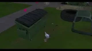 Sims 4 | Short Clip | Dumpster Woohoo | Uninvited guest