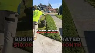 Business With No Equipment Or Employees?! #lawncare #sidehustle