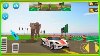 Animal Chase Car Racing Ramps Android GamePlay 🔥 #2