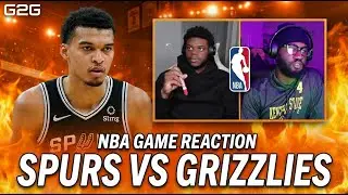 How did they LOSE this?! 😱 Spurs vs Grizzlies Basketball Reaction #g2g
