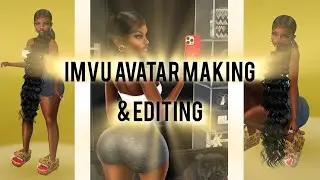 IMVU Avatar Making : How To Take Photos & Avi Photo Editing 🎄🎁