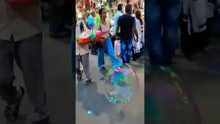 The Crystal Bubbles are sooooo biggg 🤩 | #gubbare #bubble #bubbles #fun #ytshorts #youtubeshorts
