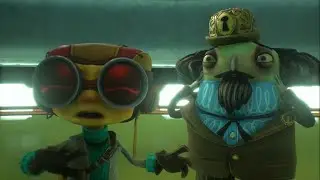 Primer plato Psychonauts 2 la mente de Compton