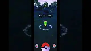 Catch a Caterpie Today in Pokemon GO | #Shorts #Caterpie #PokemonGOGameplay