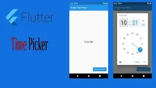 16- Flutter Time Picker