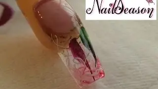 DIY Acrylic Nails step by step / Ice effect tutorial 2016