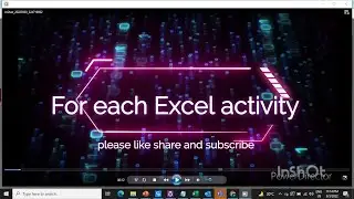 For Each Excel Row activity