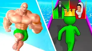 Muscle Rush vs Giant Rush |⭐🫷💥🫸⭐| Walkthrough Max Gameplay G5574