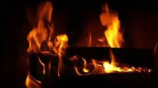  The Most Realistic Fireplace with Smoldering Logs and Faint Wood Crackling for Restoring Energy