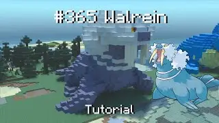How to build a Pok&eacute;mon Walrein statue in Minecraft (Tutorial)